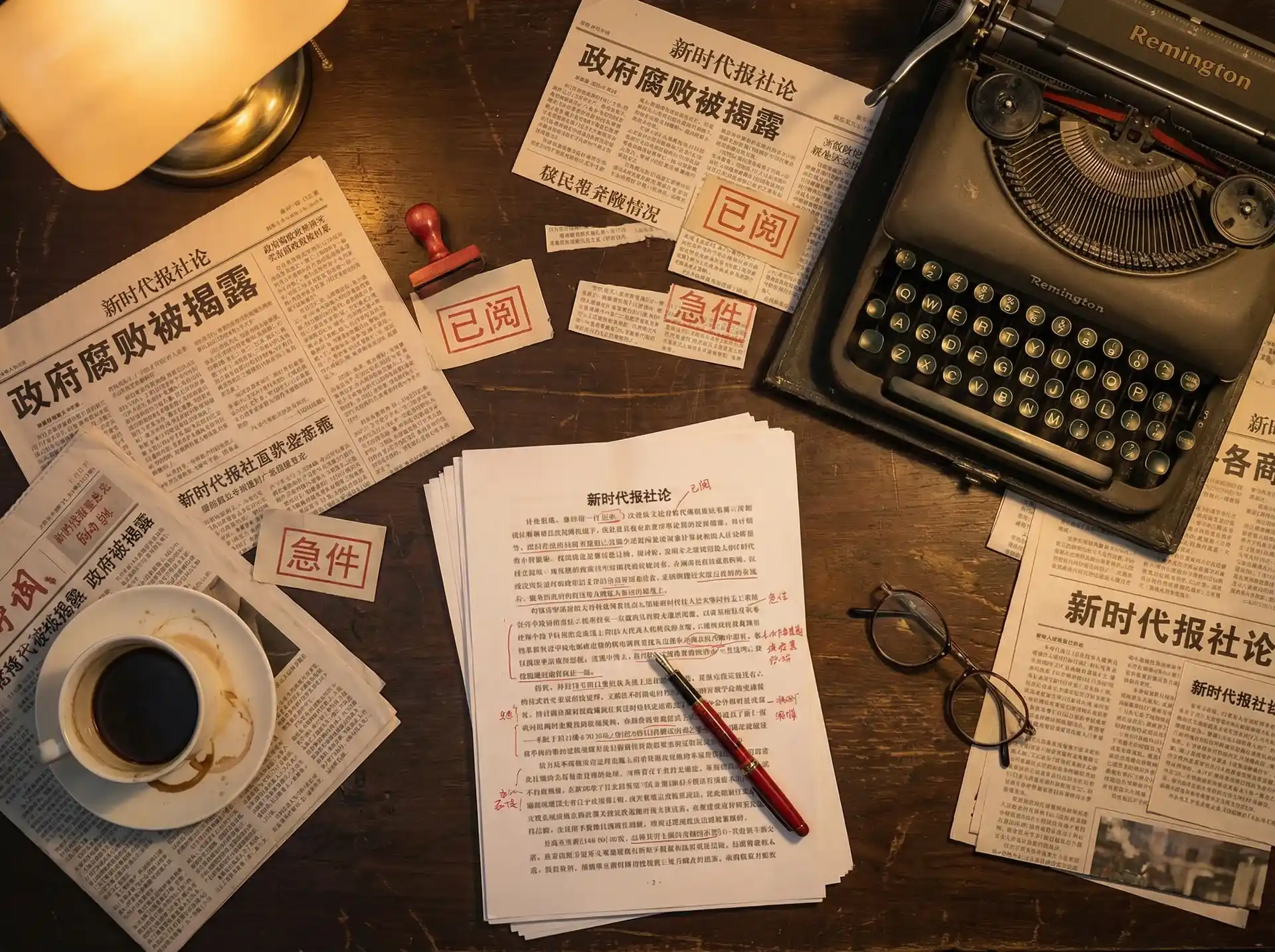 826贵宾会app - 报社编辑部工作场景